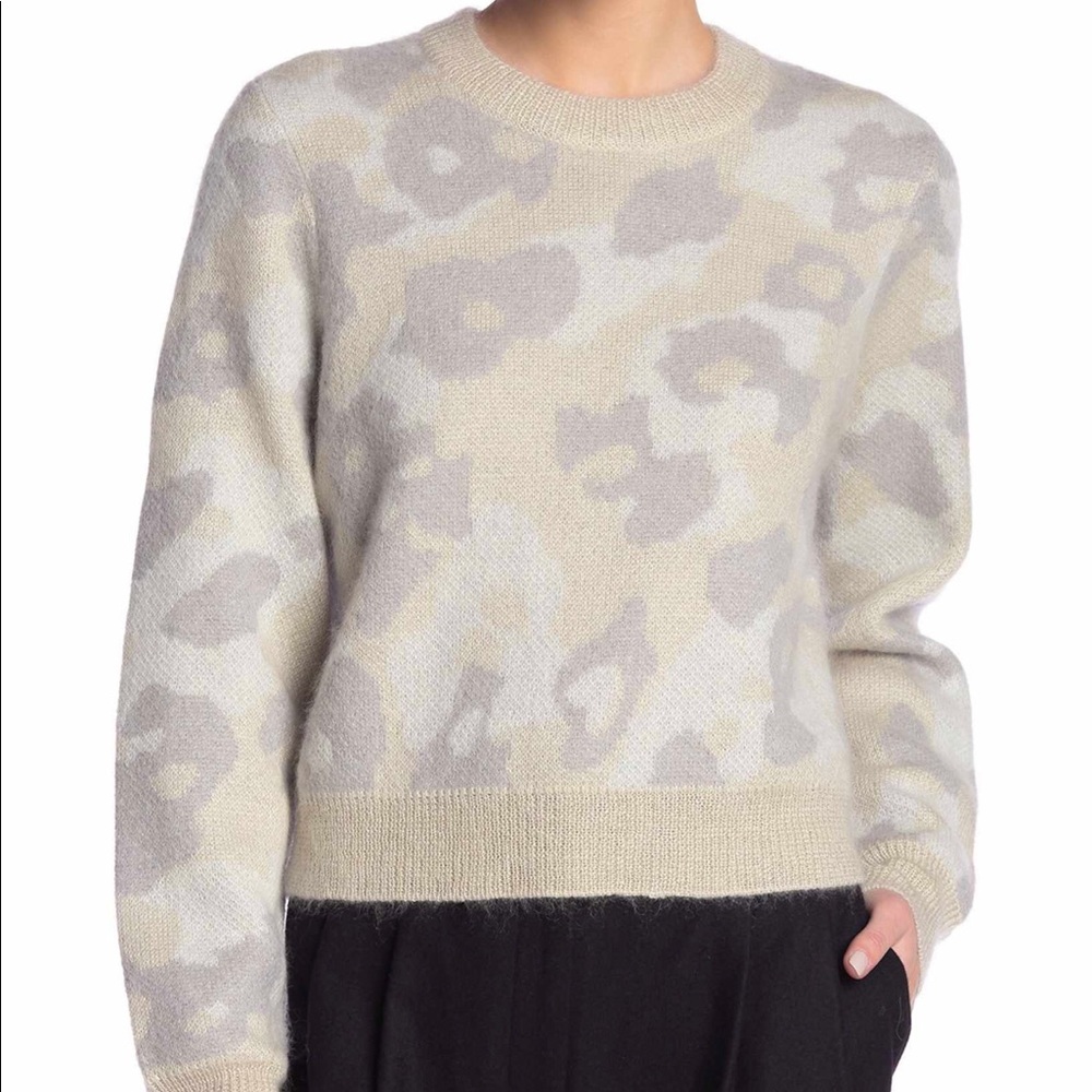 Rag & Bone leopard print sweater -NEW